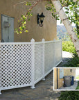 SnapFence® Surface-Mount Q.U.I.C.K.™ Fence Kit (No Gate)