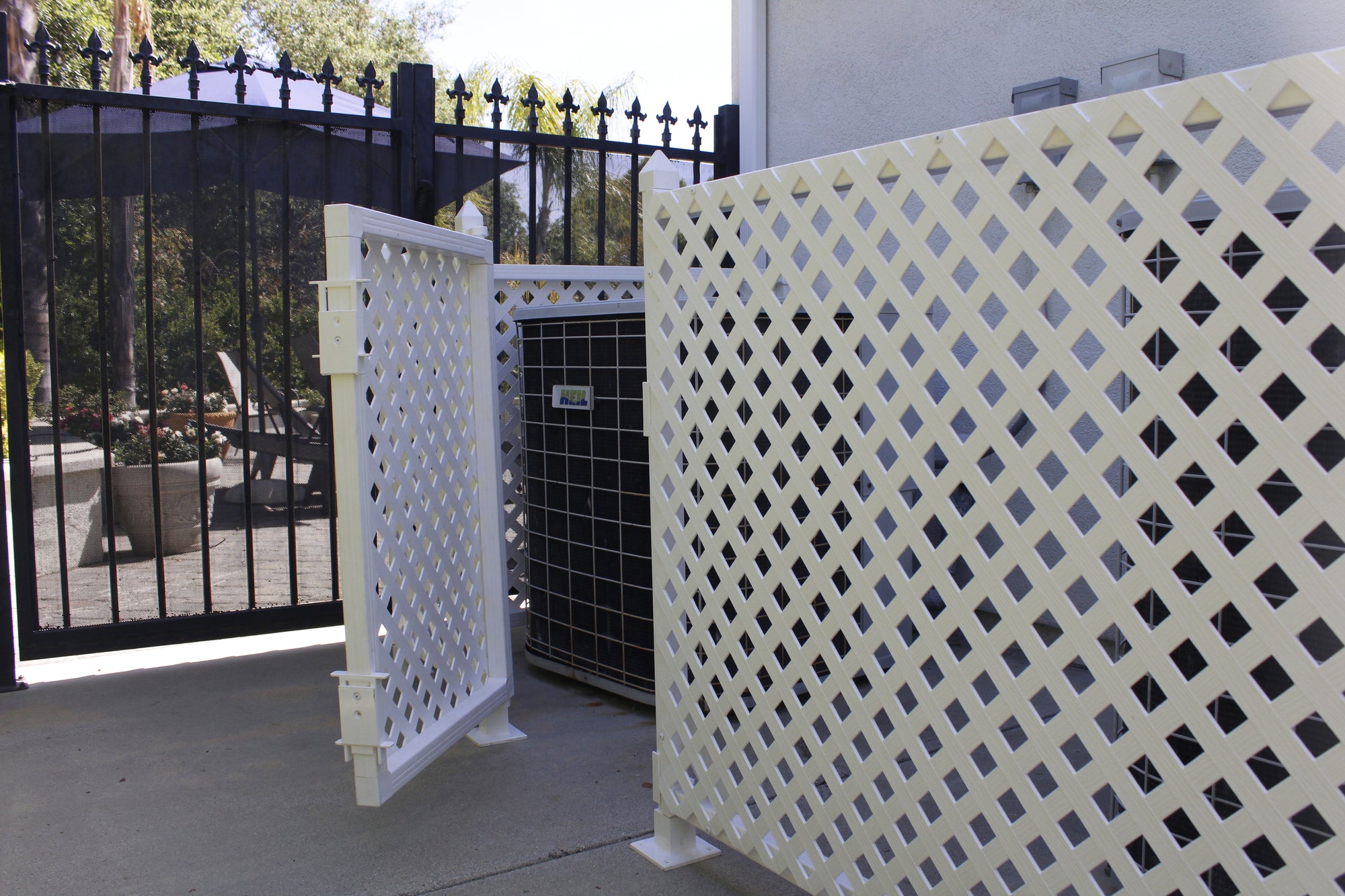 AC Unit Cover with Gate