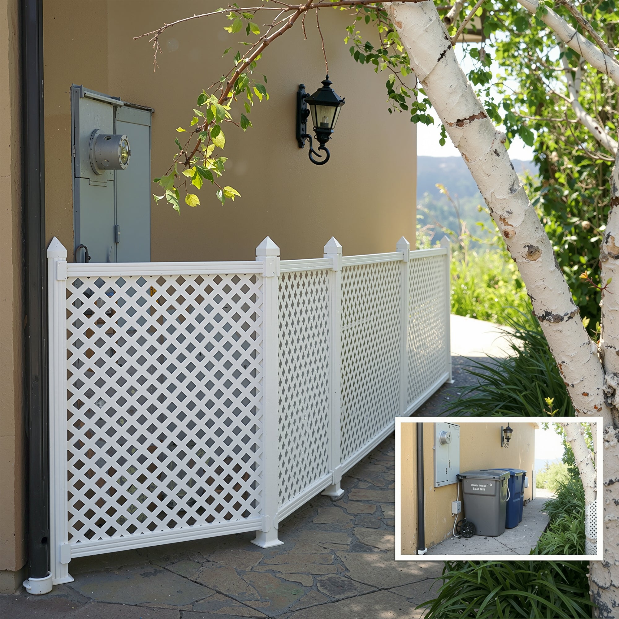 SnapFence® Surface-Mount Q.U.I.C.K.™ Fence Kit (No Gate)