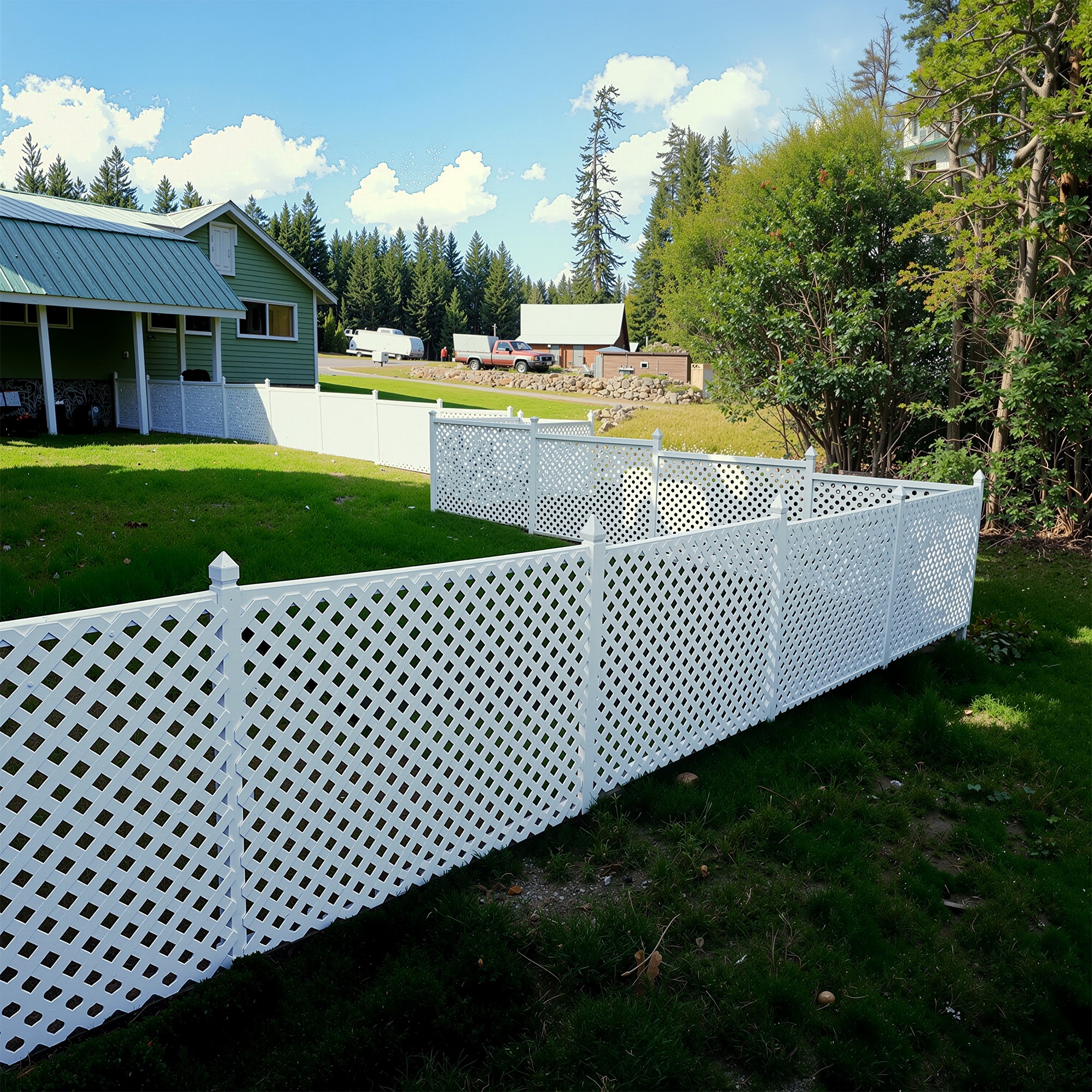 SnapFence® In-Ground Q.U.I.C.K.™ Fence Kit (No Gate)