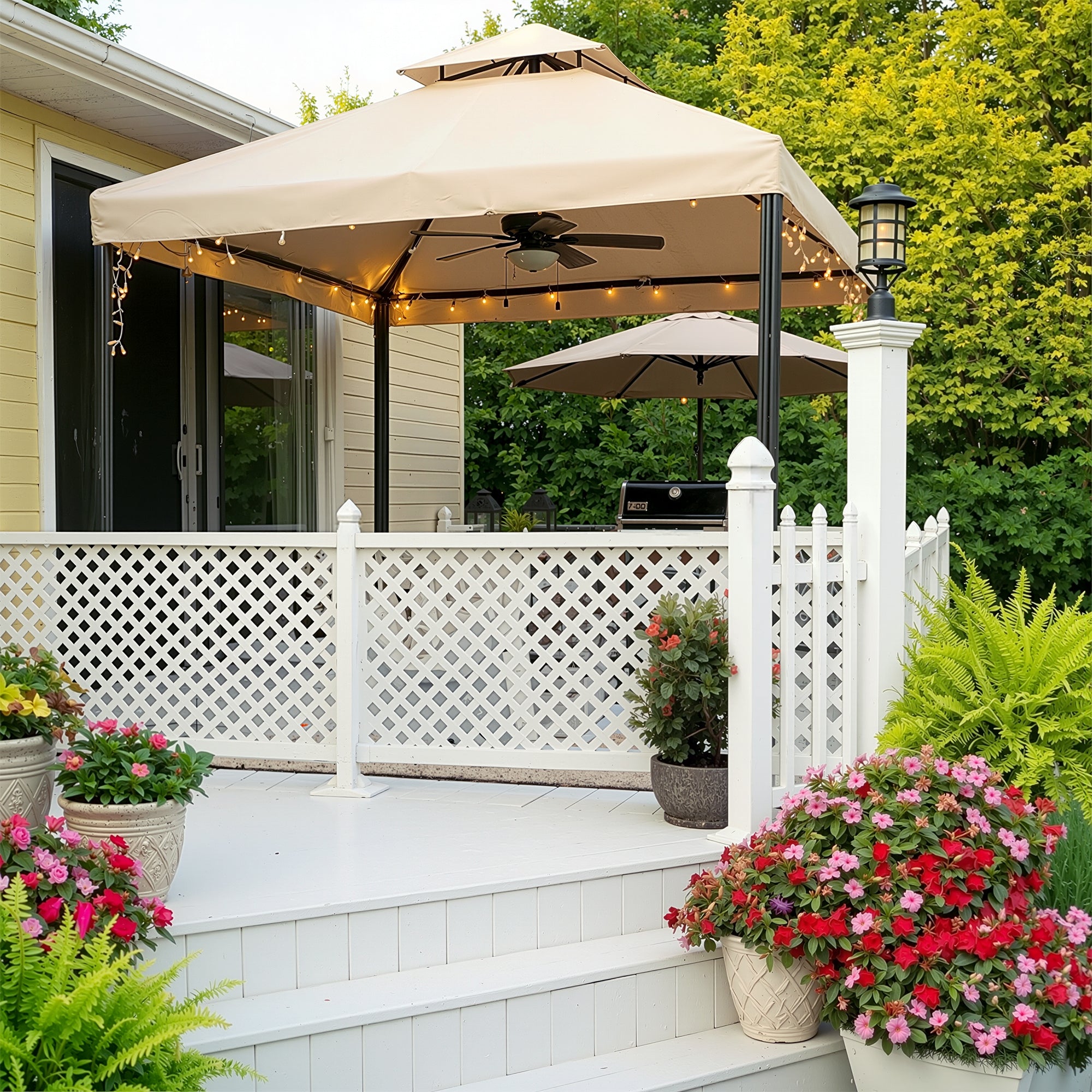 SnapFence® Surface-Mount Q.U.I.C.K.™ Fence Kit (No Gate)