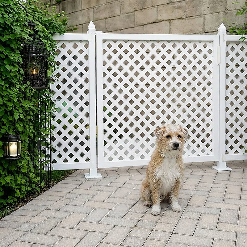 SnapFence® Surface-Mount Q.U.I.C.K.™ Fence Kit with Gate