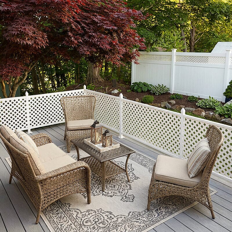 SnapFence® Surface-Mount Q.U.I.C.K.™ Fence Kit (No Gate)